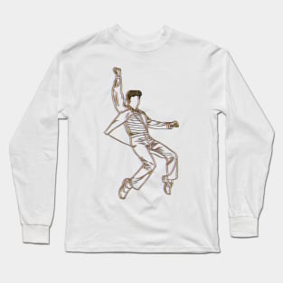 Elvis CMYK Long Sleeve T-Shirt